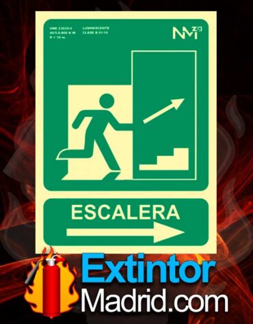 Señal de salida subir derechas